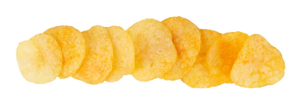 Patatas Fritas Aisladas Sobre Fondo Blanco — Foto de Stock