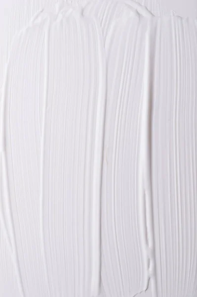 White Cream Painted Oil Paint Background Texture — Stock Photo, Image