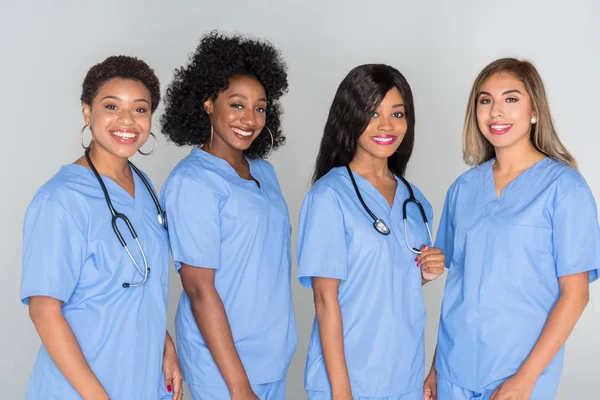 Enfermeras Que Trabajan Juntas Hospital —  Fotos de Stock