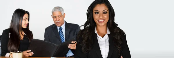 Indian Business Team Meeting — Stock Photo, Image