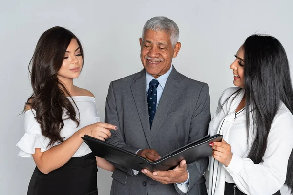 Group Of Business Team Members Working — Stock Photo, Image