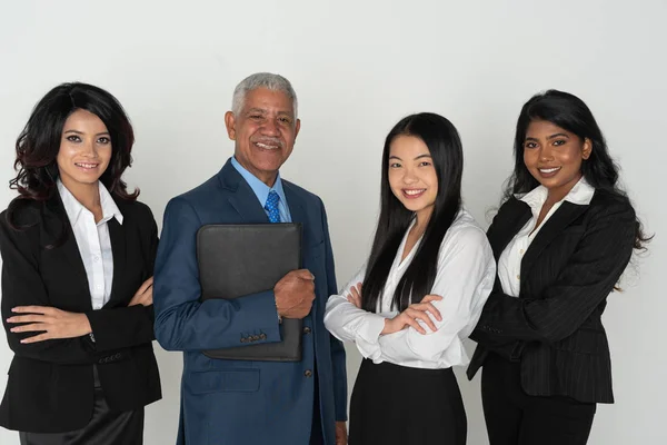 Business Team Of Minority Workers — Stock Photo, Image