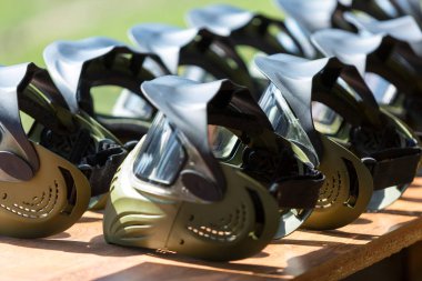 paintball için özel koruyucu maske açayım