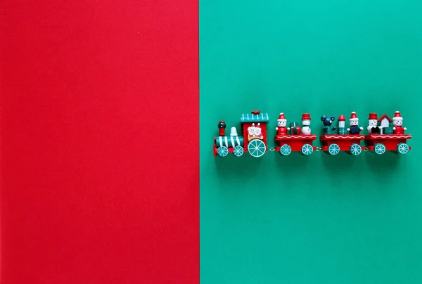 크리스마스 준비를 크리스마스 용지에 장난감 텍스트 디자인 2019 인사말 — 스톡 사진