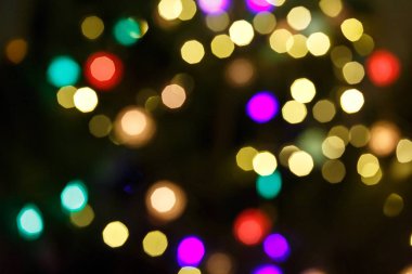 Işık kutlama arka plan ufuk altın ışıklı Noel, yeni yıl, tatil, parti için soyut