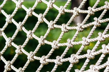 Beyaz macera halat Parkı net. aktif yaşam tarzı, hobi, spor kavram. yakın çekim 