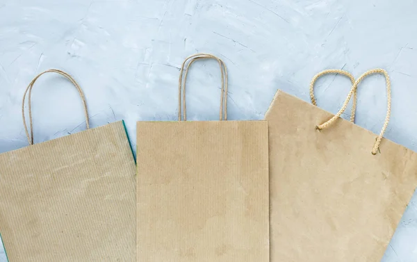 Colocación Plana Residuos Papel Como Bolsas Cajas Listas Para Reciclar — Foto de Stock