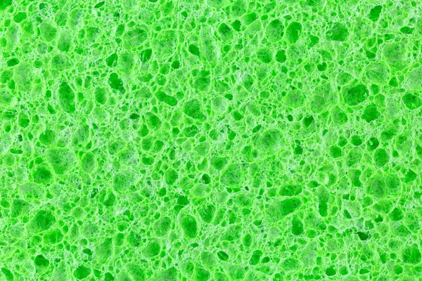 Closeup Υφή Του Καθαρό Πράσινο Σφουγγάρι Σούπερ Απορροφητικό Αντι Βακτηριακή — Φωτογραφία Αρχείου