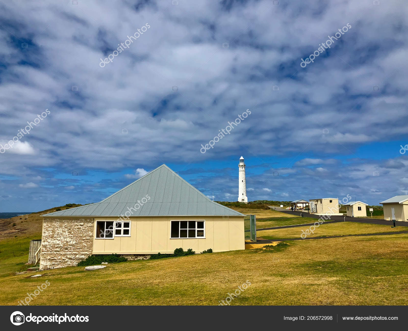 Cape Leeuwin Lighthouse Keepers Cottages Sea South Westerly Point
