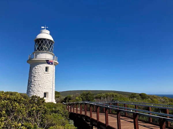 Leuchtturm Von Cape Leeuwin Auf Der Landzunge Von Cape Leeuwin — Stockfoto