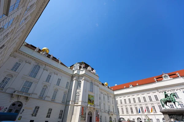 Viena Austria Julio 2018 Estatua Del Emperador José Montado Caballo — Foto de Stock