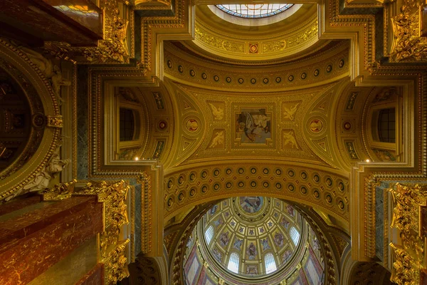 Details of Cupola of St. Stephen's Basilica in Budapest, Hungary — Stock Photo, Image