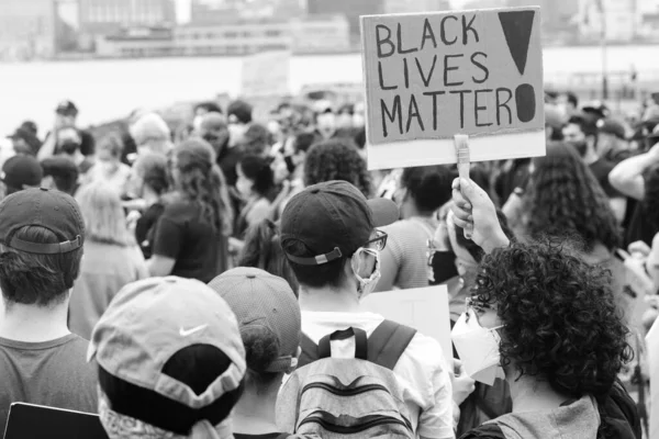 Hoboken Usa June 5Th 2020 Black Lives Matter Peace Protest — 图库照片