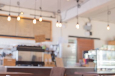 Bir café.ideal için arka plan resimleri atmosferde bulanıklık.