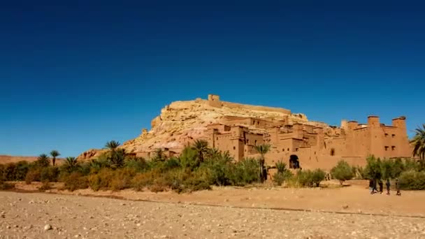 Kasbah Ait benHaddou, tradiční berber clay ksar, Maroko — Stock video