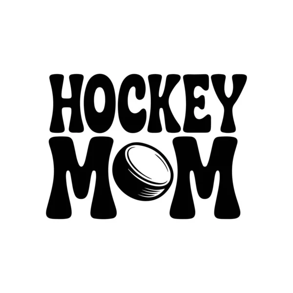 Hokey anne. Beyaz Arkaplanda Vektör Tasarımı İzole Edildi