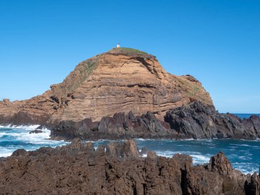 Madeira, Portekiz Porto Moniz köstebek adacık