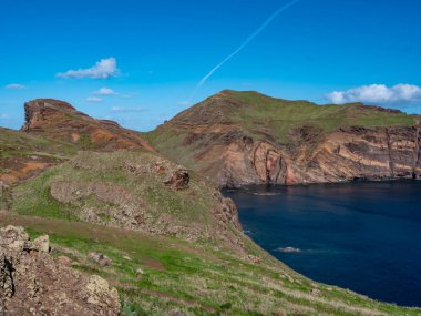Ponta de Sao Lourenco, Madeira Portekiz üzerinde deniz manzarası