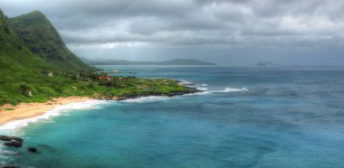 Hawaii 'de sahil ve plaj