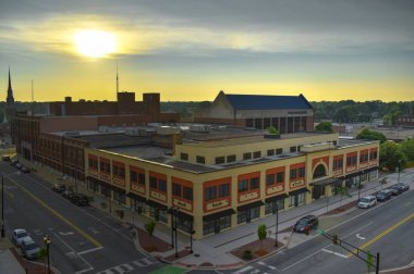 Güney Bend, Indiana üzerinde günbatımı
