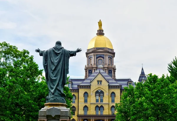 Notre Dame Egyetem Dél Bend Indiana Jogdíjmentes Stock Képek