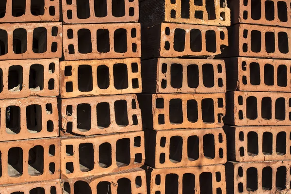 Pile Briques Pour Fond — Photo