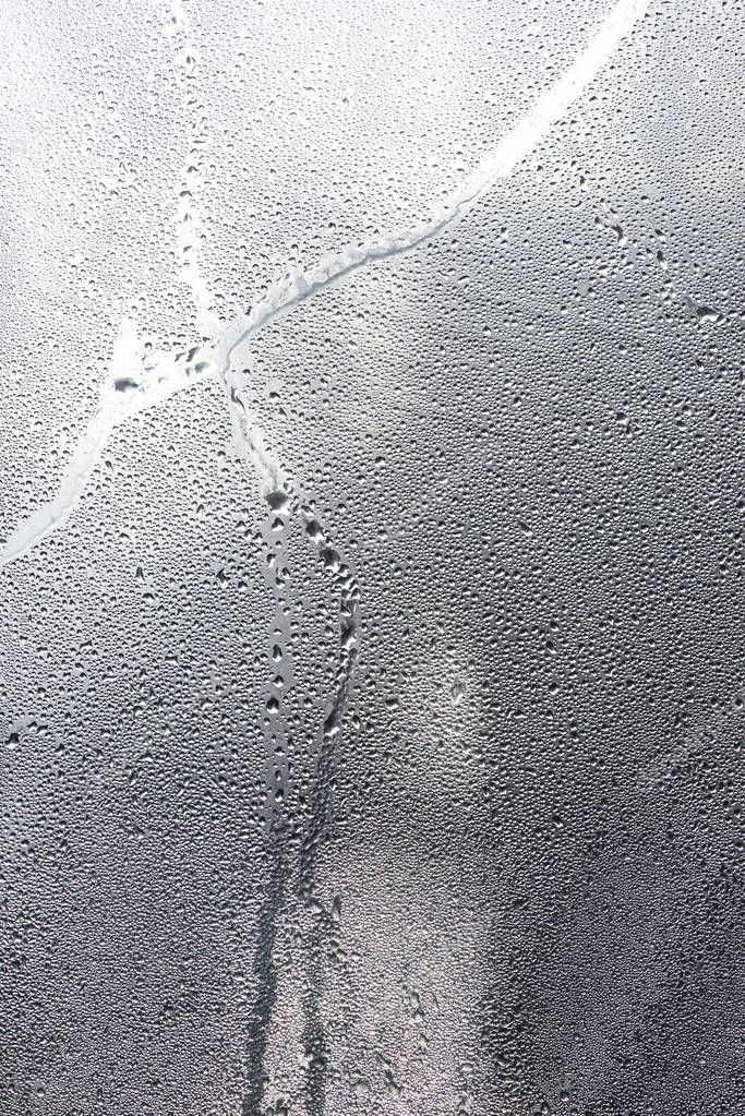 Condensation on the window. Winter