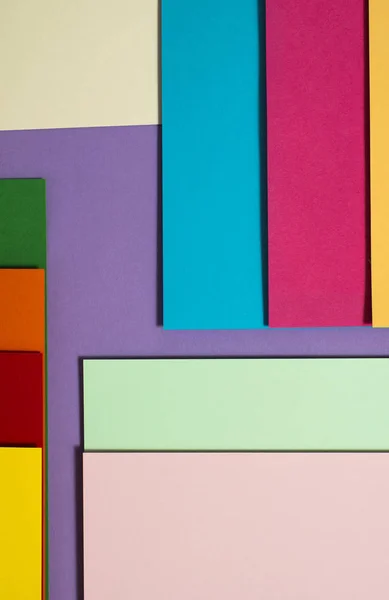Colorful folded paper material design. Colour spectrum. Rainbow colours on paper.