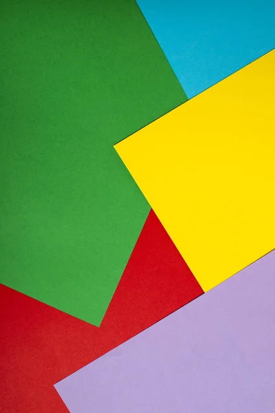 Πολύχρωμο Διπλωμένο Χαρτί Υλικό Σχεδιασμού Χρωματικό Φάσμα Ουράνιο Τόξο Χρώματα — Φωτογραφία Αρχείου