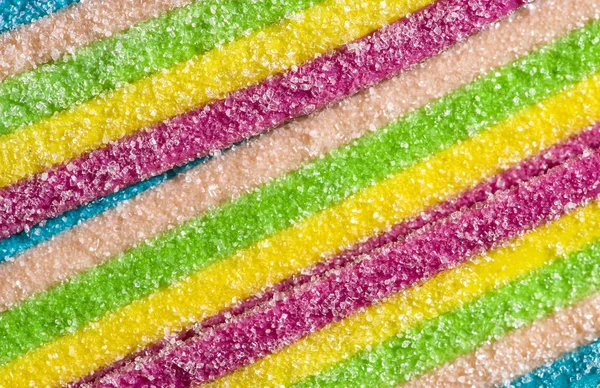 Πολύχρωμο Ζελέ Ζάχαρη Φόντο Reainbow Φάσμα Χρωμάτων Γλυκά Βρέφος Ζωντανή — Φωτογραφία Αρχείου