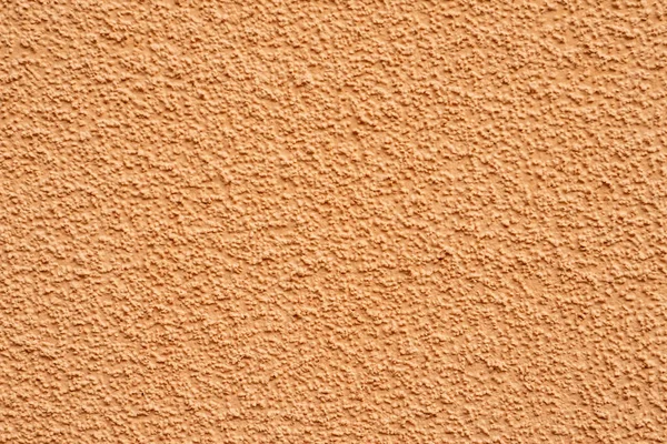 Fragment Wall House Plaster Beige Sand Color Granulated Surface — Stock Photo, Image