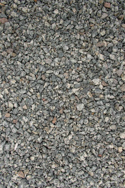 Fragment Garden Path Loose Gravel Gray Small Stones — Stockfoto