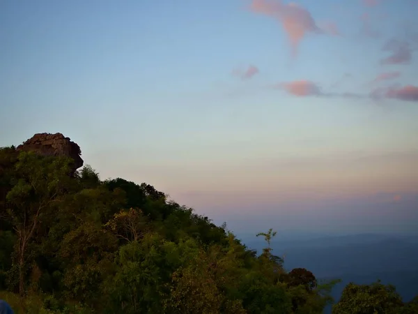 Paisagem Montanha Cabeça Leão Horizonte Nan Tailândia — Fotografia de Stock