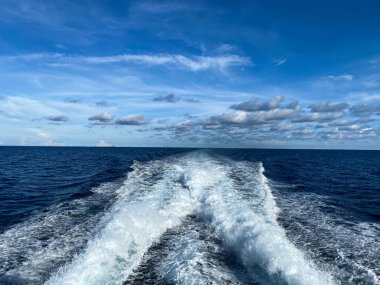 Feribot gemisinden sonra deniz dalgası Tayland 'ın su yüzeyinden geçmişti.