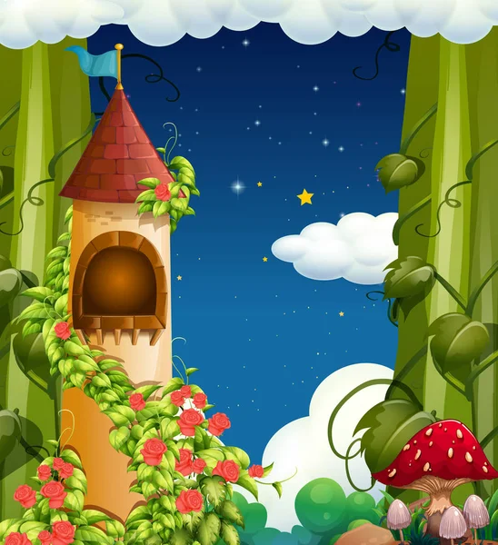 Fairy Tale Zamek — Wektor stockowy