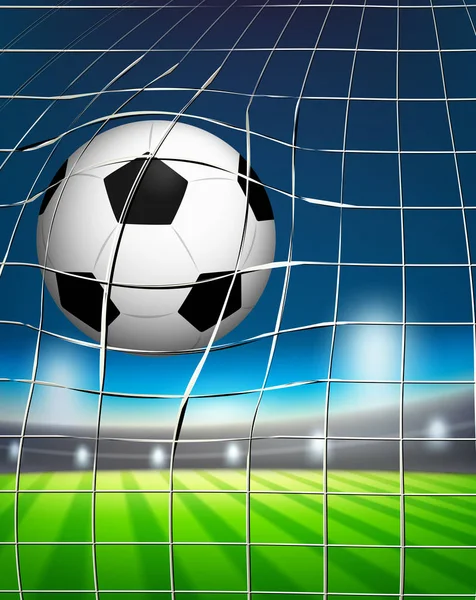 Calcio All Illustrazione Goal — Vettoriale Stock