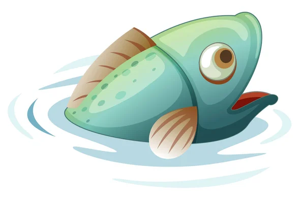 Peces Agua Ilustración — Vector de stock