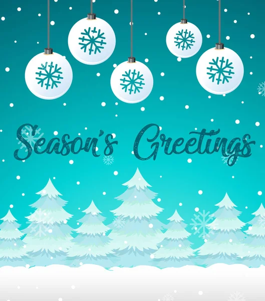 Kış kar Noel şablon çizimi