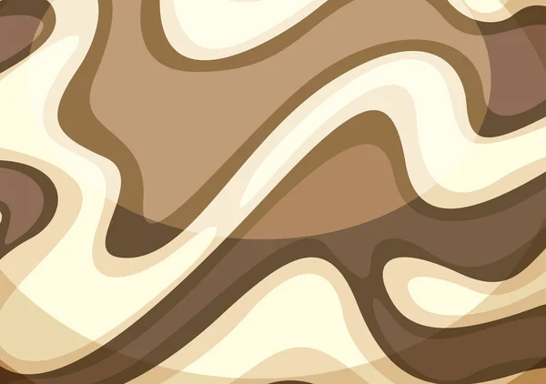波浪褐色抽象壁纸例证 — 图库矢量图片