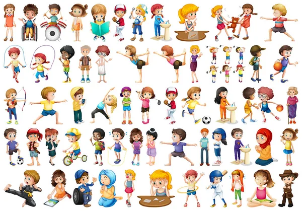 Set of people character — Stock Vector