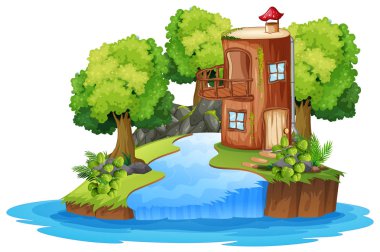 Fantezi woods ev sahnesi