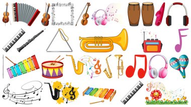 müzik aletleri bir dizi