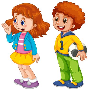 Çocuk karakter kümesi