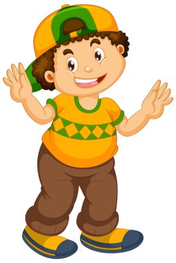 Sevimli bir erkek karakter