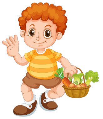 Sevimli bir erkek karakter