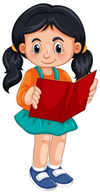 Bir at kuyruğu kız karakteri