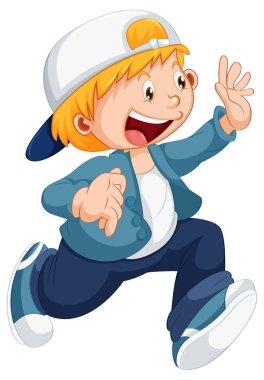 Sevimli bir erkek karakter