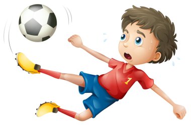 Bir futbolcu karakteri
