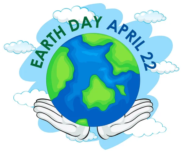 Eine Ikone des Earth Day — Stockvektor