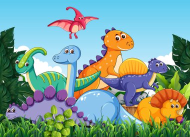 Doğada birçok dinozor